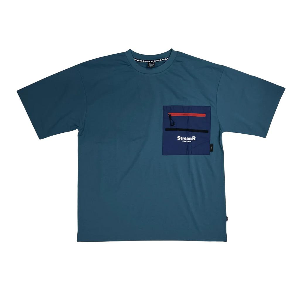 Polar Staff Streamr Dry Short Sleeve T-Shirt Blue Gray S