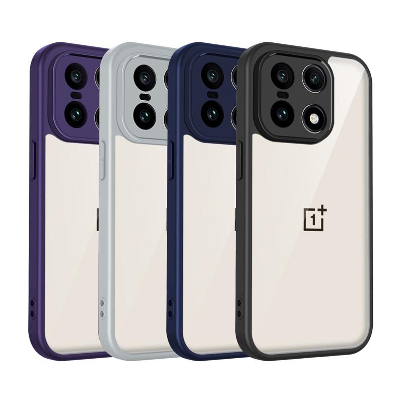 Funda de Silicona Transparente Para OnePlus 15 Oneplus15 Cubierta Trasera de PC con Parachoques de TPU Resistente a Golpes Fundas Transparentes para Teléfono Para One Plus 15