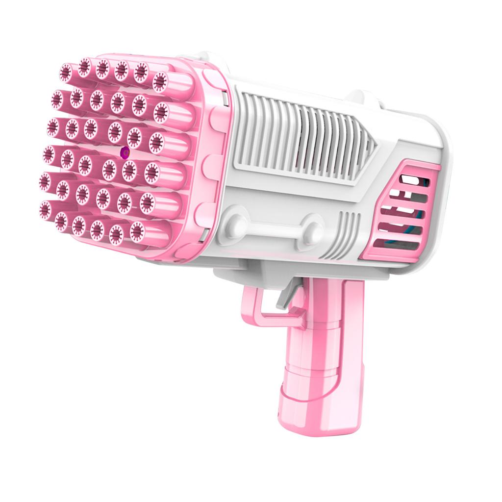 (Orchideen)Seifenblasenmaschine, Rakete, 29 Löcher, automatische Seifenblasenmaschine, Outdoor-Spielzeug für Jungen, Geburtstagsgeschenke, Hochzeit, Party, Kinder, Sommergeschenk