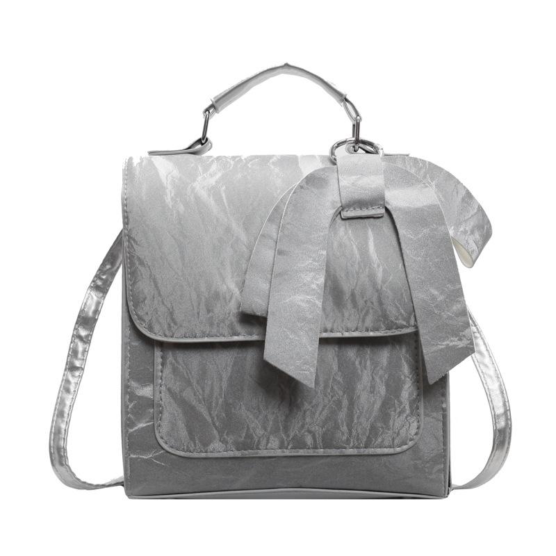 High-end Shoulder Bag for Women with Shoulders and Women's Fashionable Personality and Simple College Style Bow Crossbody Bag