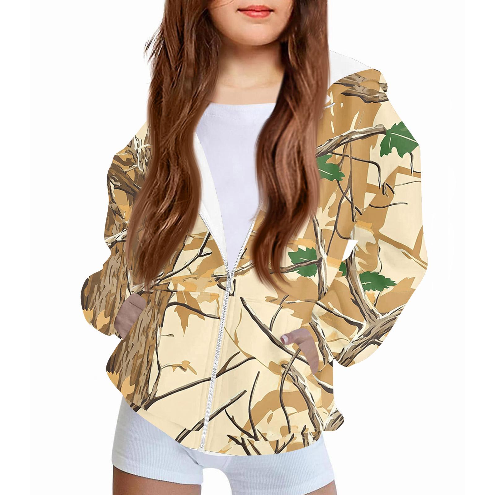 

Детская мода Рождественская толстовка с капюшоном с длинными рукавами с принтом Куртка-худи для девочек 140