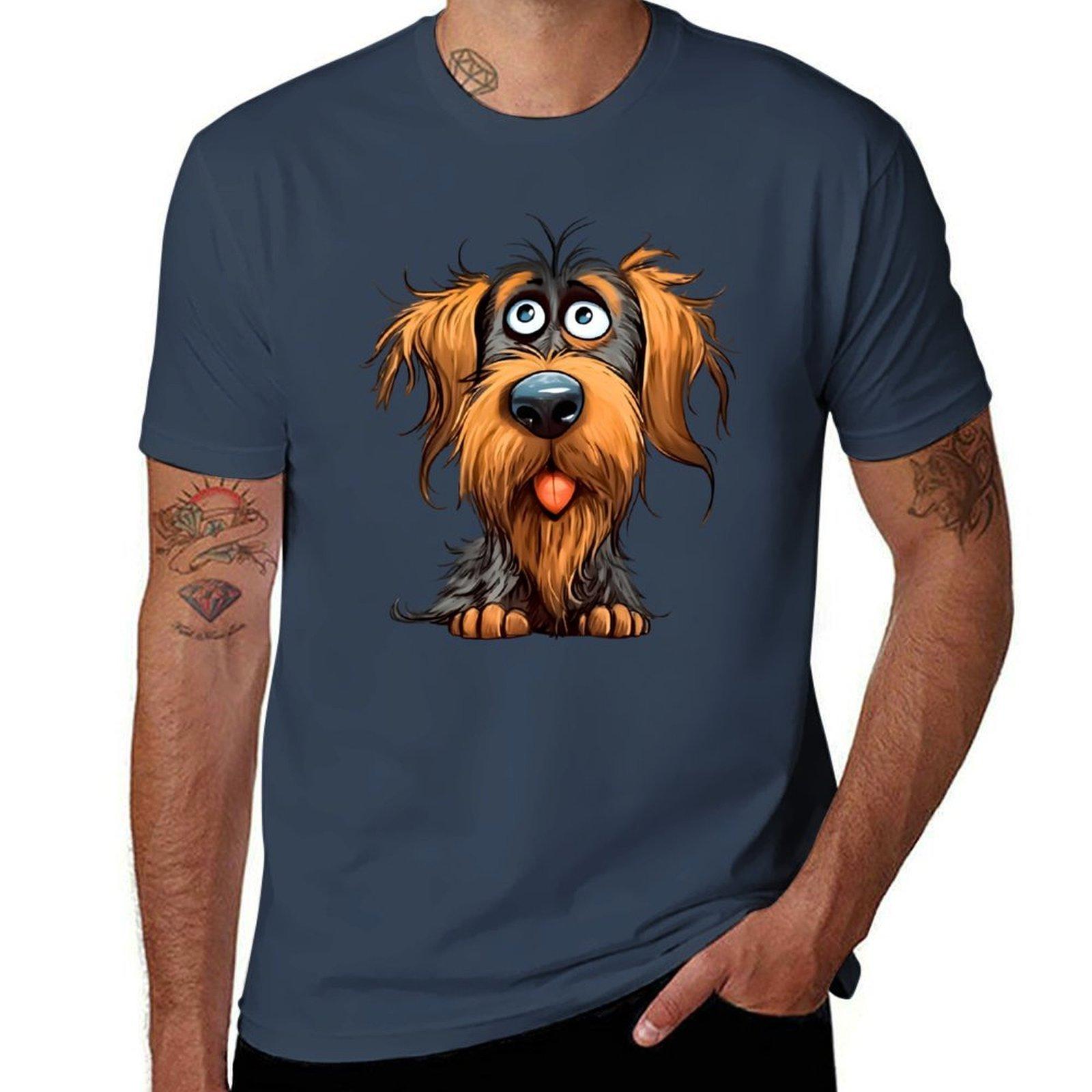 Cool and Funny Dog Mutt TShirt Christmas Casual Tee Shirt S