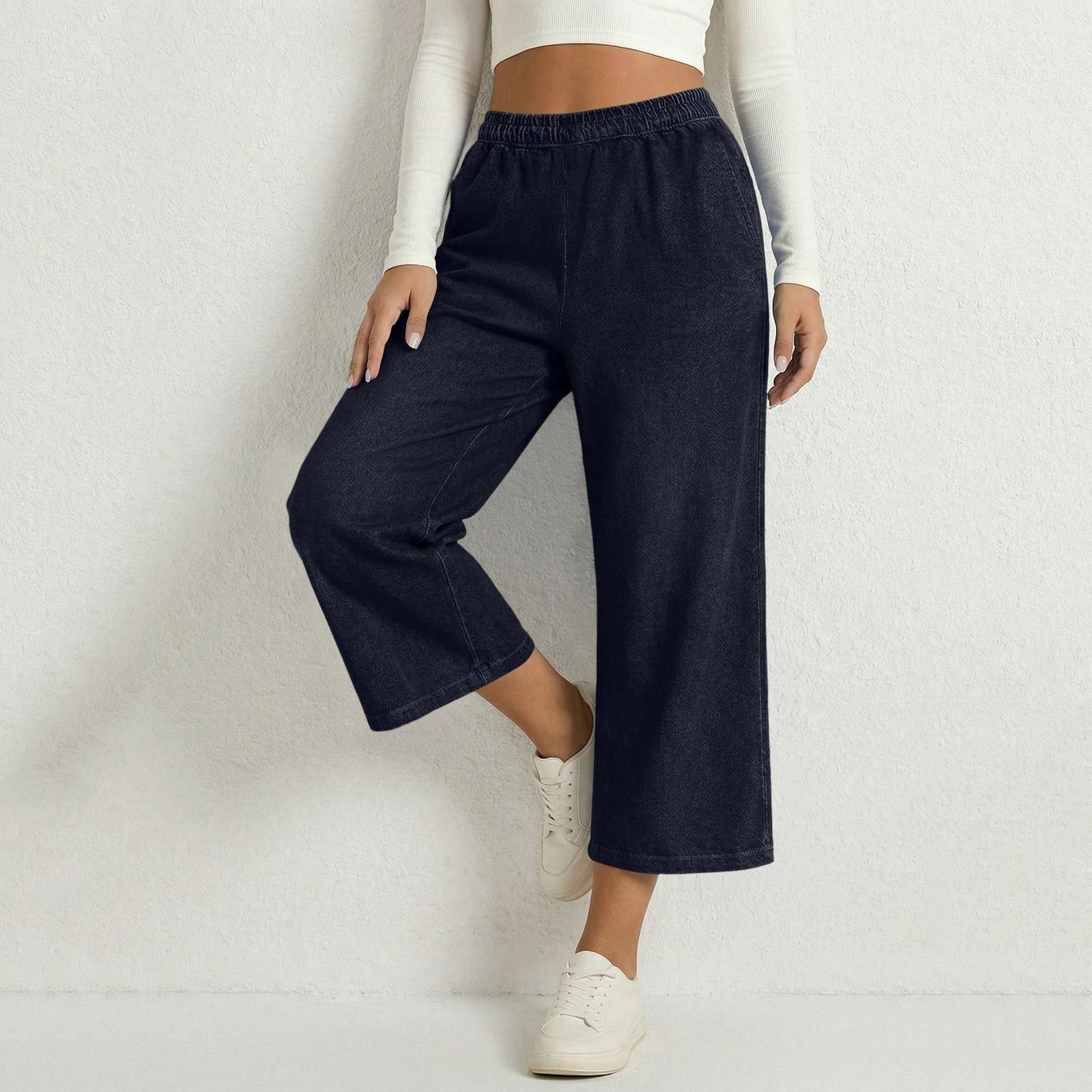 

Womens Palazzo Pants Summer Casual Flowy Wide Leg Trousers Beach Travel Vacation Outfits XXL