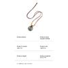Cowhide Rope Ethnic Pendant Leather Jewelry Fingerprint Alloy Sweater Chain Personalized Retro Round Necklace