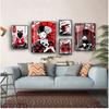Prints Painting Pictures Wall Art Ruby Geisha Japanese Samurai Modular Canvas Poster Bedside Background Home Decor