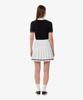 LACOSTE Women'S Tennis Tape Tipping Skirt Jf231E-56G 70V