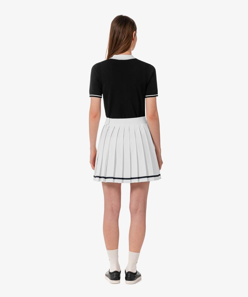 LACOSTE Women'S Tennis Tape Tipping Skirt Jf231E-56G 70V