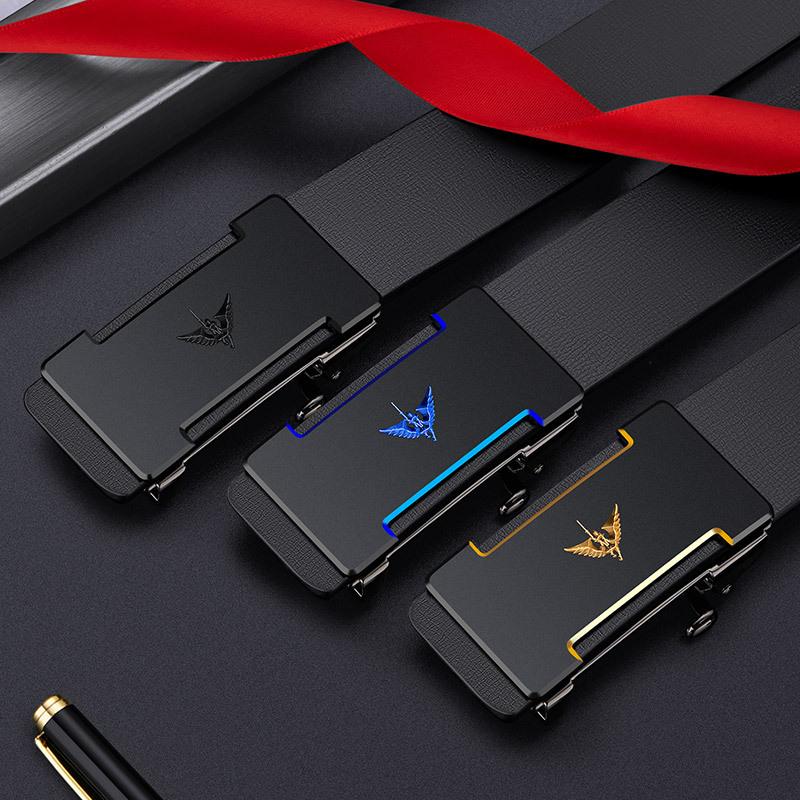 Kaiser Gürtel Herren Echtes Leder High-End-Automatikschnalle Tragen Reines Rindsleder Gürtel Business Junge Hosen Flut