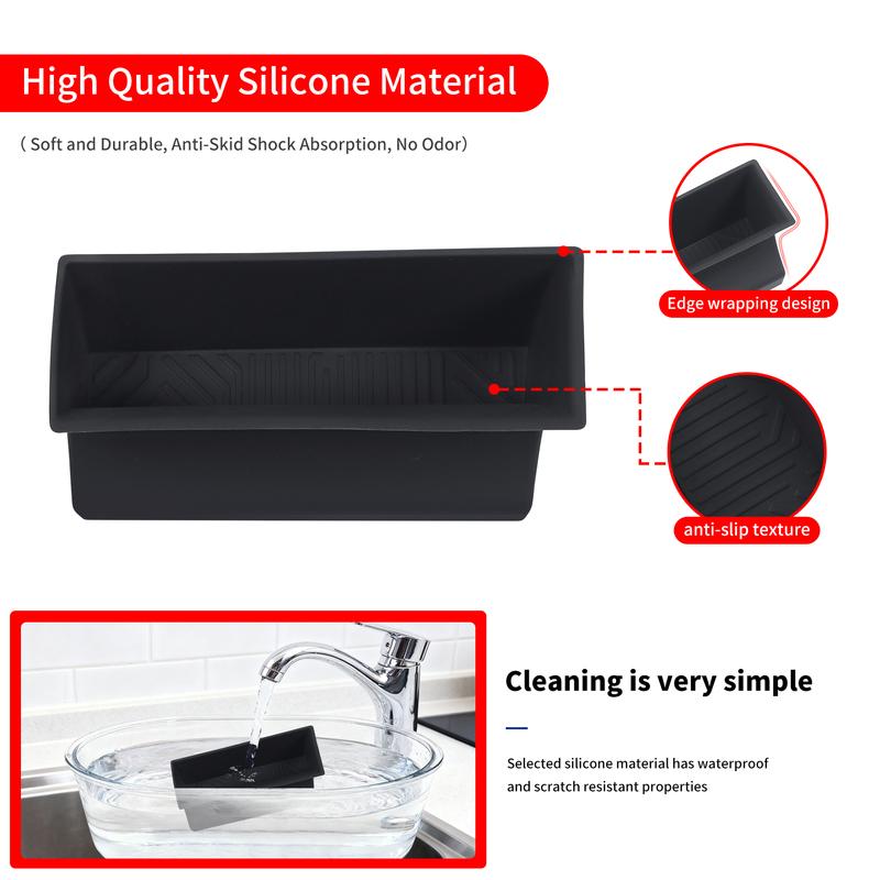 For 2024-2026 Toyota Tacoma Car Door Silicone Storage Pad Interior Upgrade and Modification Accessories