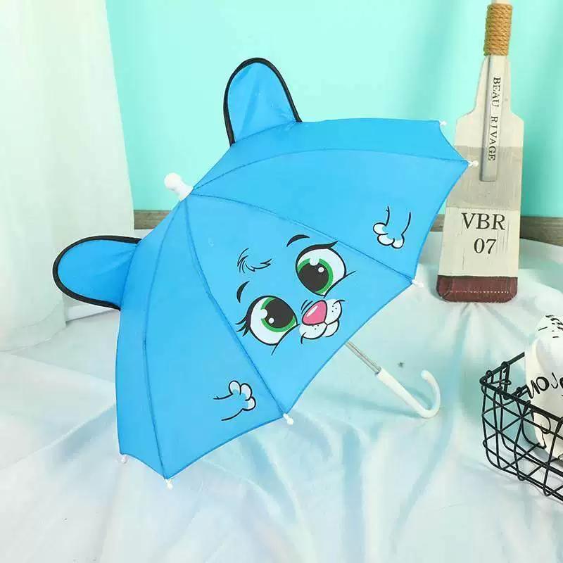 Children's Umbrella for Boys, Kindergarten-Specific Mini Umbrella for 1-2-3-4 Year Old Kids, Ultra-Light Cartoon Umbrella, Cute and Sun-Protective