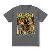 Pussy Hunter Funny Meme Cat Meme cotton Unisexs Shirt ONeck Short Sleeve Harajuku Womens Summer Fashion Oversized Tshirt