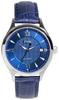 Automatic Genuine Leather Sapphire Crystal Blue [JIOS] Japanese-made Watch, Men's, Strap, (blue Hands, Crocodile-embossed Strap)