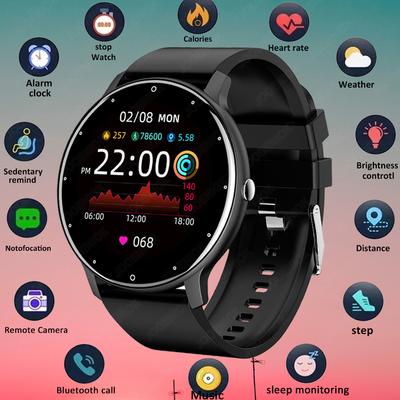 New Bluetooth Call Smart Watch Women Custom Dial Steel Watches Sports Fitness Tracker Heart Rate Smartwatch For Android IOS