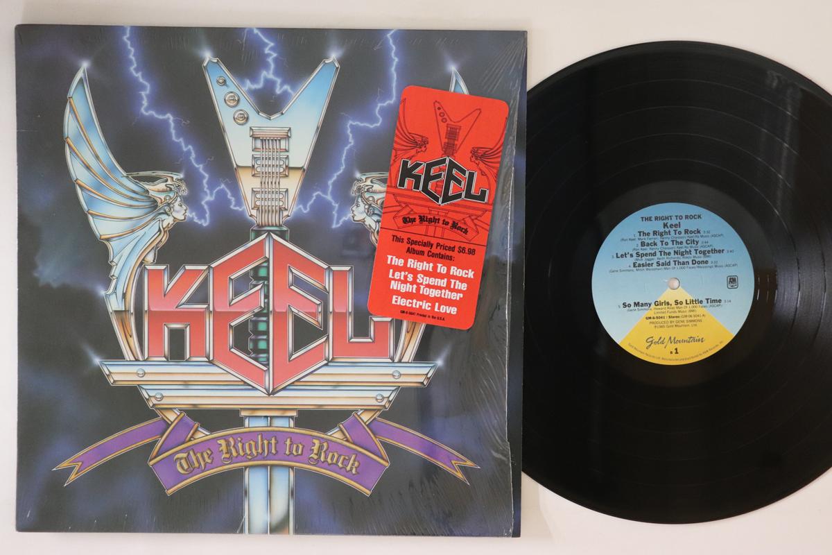 

LP Record KEEL - Right To Rock GM65041 A&M 1985 US Metal Used