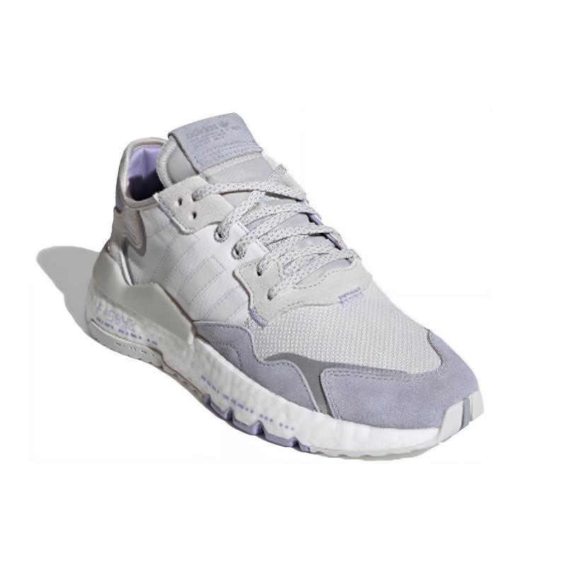 Adidas Originals Nite Jogger 'Gray White Light Purple' Women's Sneakers H03250