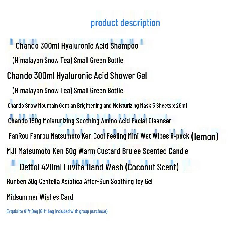 CHANDO Essential Summer Cooling Care Set