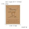 Rinhoo Fashion Sun Necklaces & Pendants Gold Color Alloy Pendant Necklace Wish Card Jewelry For Women Jewelry Birthday Gift