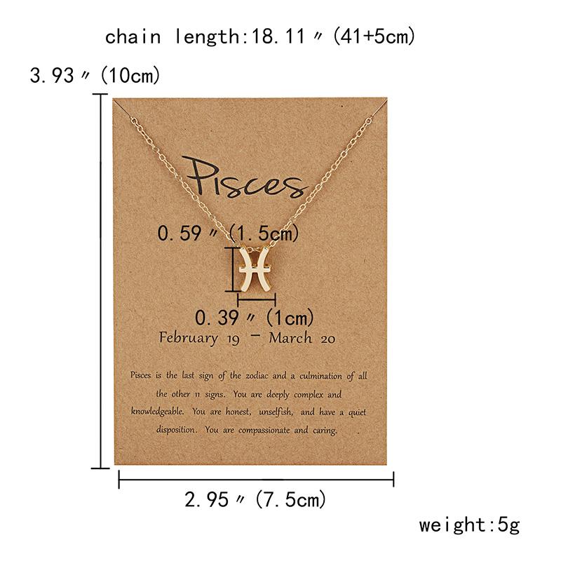 Rinhoo Fashion Sun Necklaces & Pendants Gold Color Alloy Pendant Necklace Wish Card Jewelry For Women Jewelry Birthday Gift