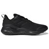 Adidas Alphacomfy Comfortable Lightweight Shock Absorbing Non-Slip Mid-Top Casual Running Shoes Men Sneakers Black GX1790