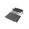 -emuca Vertex Drawer Kit for Kitchen or Bathroom with 3d Adjustments, Height 93mm, with Panels Included, 450mm Module, Grey