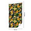 Wallpaper Stained Glass Flowers Gold and Yellow for Living Room and Bedroom 50x1000