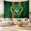 Ireland Rugby Wall Tapestry, Soft Fabric Wall Hanging, Decorative Backdrop For Bedroom Home Wall Art