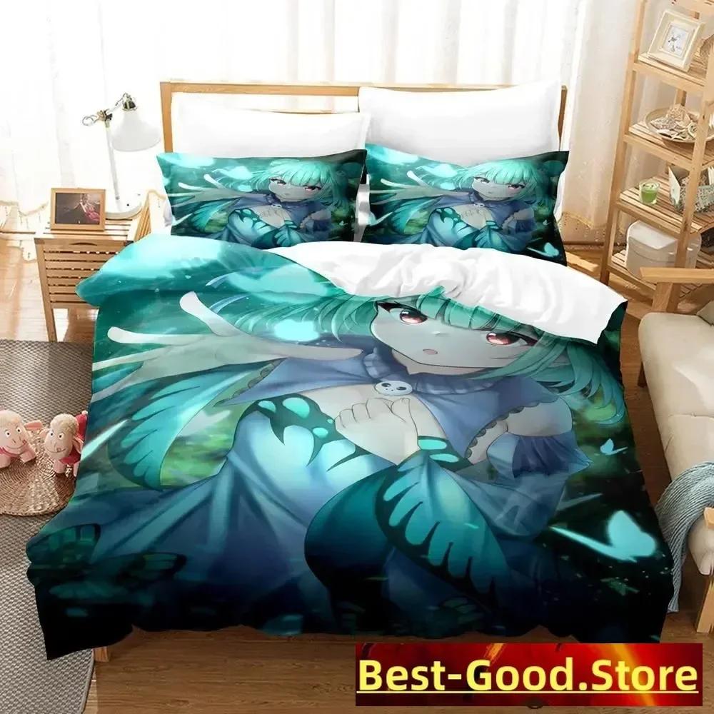 Vtuber Hololive Uruha Rushia Bedding Set Single Twin Full Queen King Size Bed Set Adult Kid Bedroom Duvetcover Sets Anime