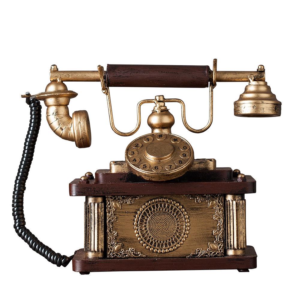 Retro British-Style Telephone Prop for Photography and Decor