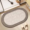 Bathroom Best Floor Mat Diatom Mud Quick Drying Restroom Slip-resistant Mat Toilet Door Moisture-wicking Mat Bathroom Washroom Carpet