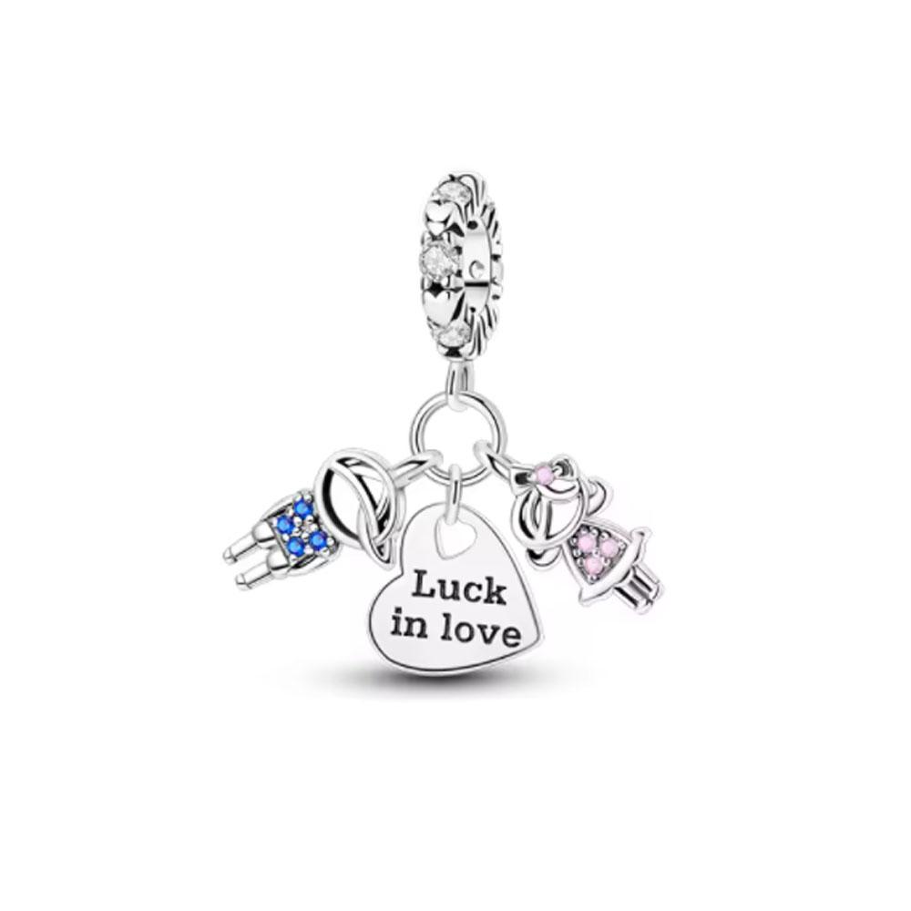 European Newcopper Princess Fox Cat Best Friend Beads Summer Sea Fish Charm Fit Original Bracelet Jewelry For Gift