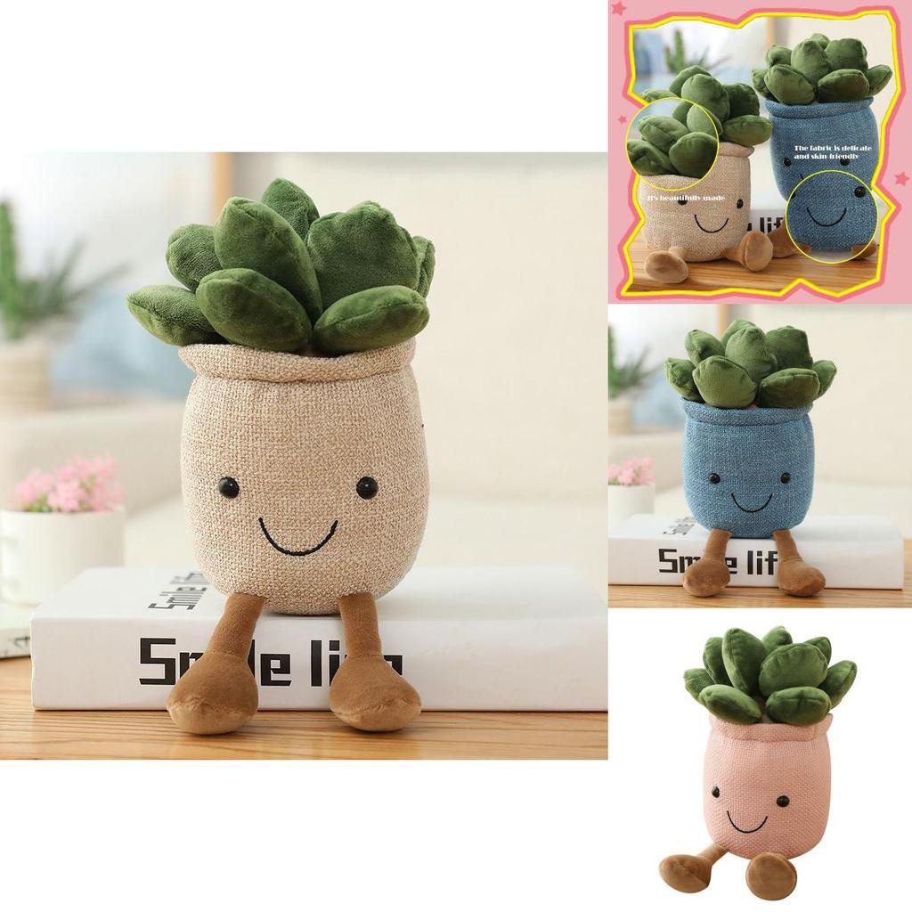Lifelike Succulent Plants Plush Stuffed Toy Featuring Super Soft Fabric Ideal For Kids