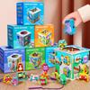 Kids' Wooden Lacing Block Set: Shape Matching Cognitive Toy for Early Education