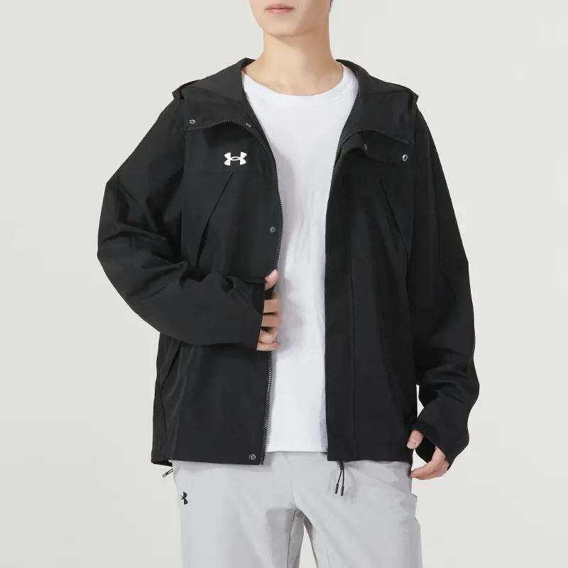 Under Armour Versatile Training Lightweight Quick-Dry Hooded Long Sleeve Jacket And Mid-Rise Long Pants Casual Sports Set 23600401-001+21500737-001