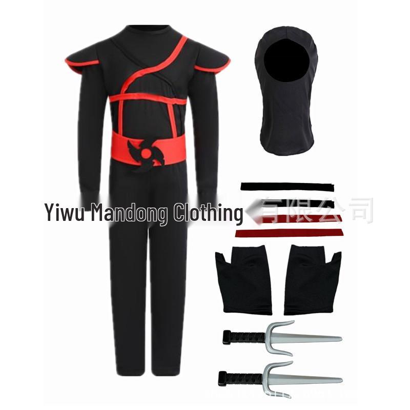 Children's Anime Samurai Costume Jumpsuit for Halloween Cosplay & Holiday Performances