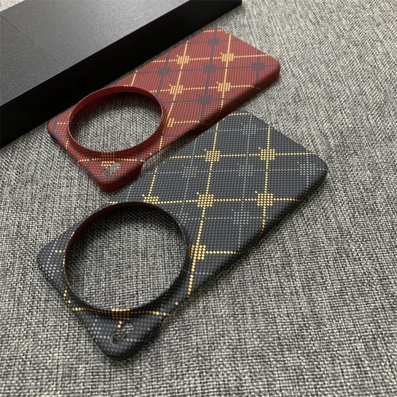 Ultra Thin Hard Carbon Fibre Pattern Case For Vivo X300 X200 X100 Ultra Pro Mini X300S X200S X100S Business Shockproof PC Cover