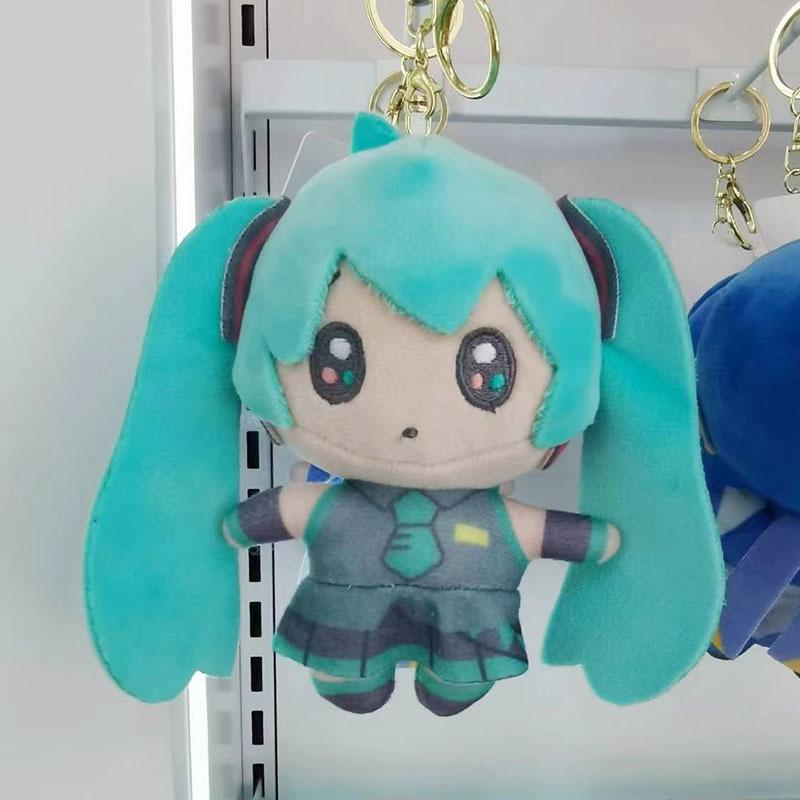 Kawaii Girls Plush Pendant Keychains Green Pink Women Child Backpack Bag Hanging Doll Pendant Gift