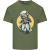 Mod Scooter Moped Skull Unisexs Light Cotton TShirt