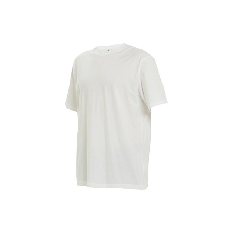 adidas Men s Y-3 SS21 Back Stripe Loose Round Neck Short Sleeve White H16335 XXL
