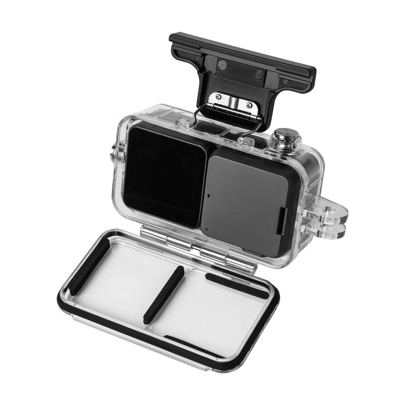 45M Waterproof Housing Case Heat Sinking Underwater Case High Strength Protector Cover Compatible For Action 2 Accessory