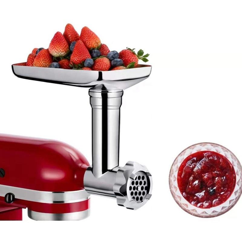 Aluminum Kitchen Meat Grinder Accessories Aid Bench Mixers with Sausage Filling Tube/Food Processor Accessories