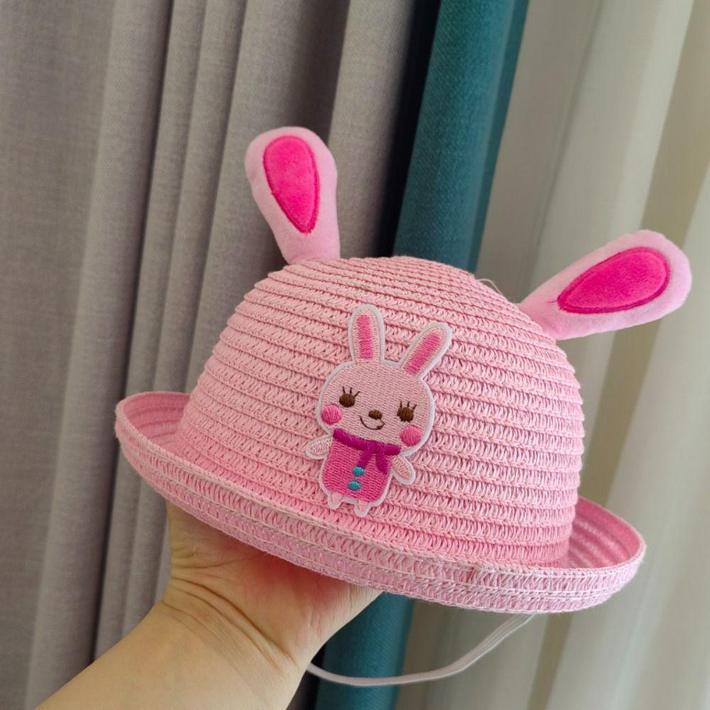 Fisherman's Hat Straw Hat Beach Sun Hat Cartoon Kids Caps New Toddler Hats