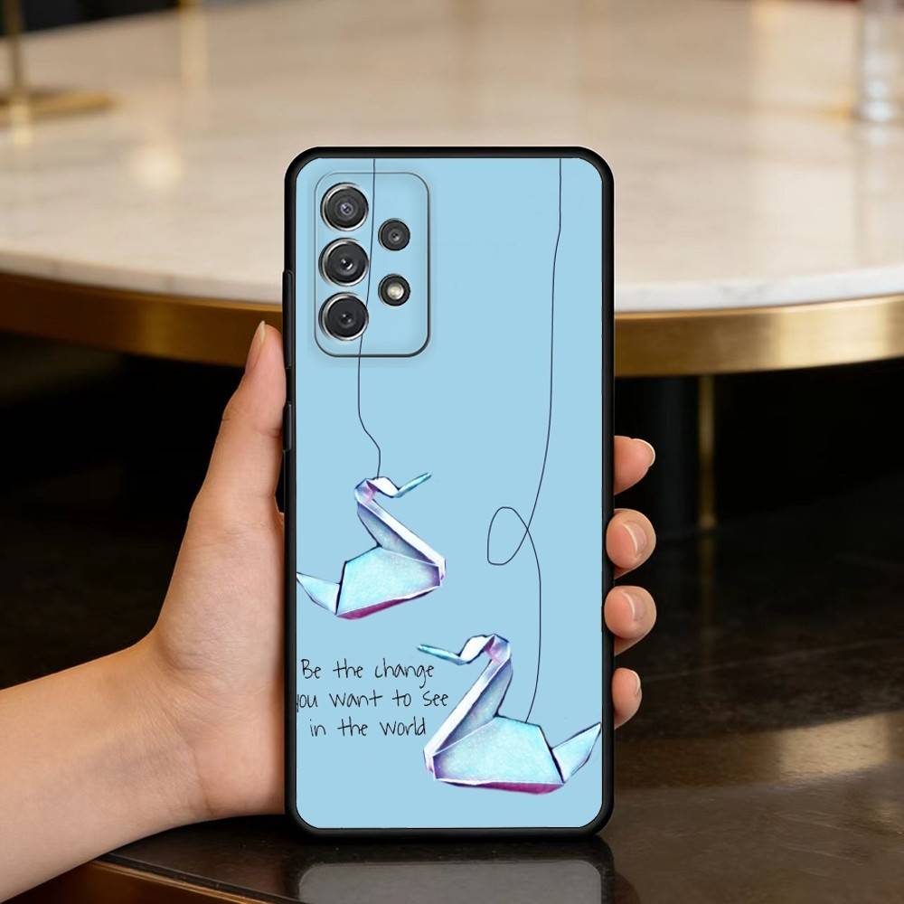 Movie P-Prison B-Break Soft Silicone Black Cover Phone Case For Samsung Galaxy A73,A72,A71,A70,A53,A52,A51