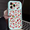 Kreslený vzor Santa Clause Pouzdro pro iPhone 17 Air 16e 16 15 14 Pro Max 13 17 Pro Max 17 Pro 17 Nárazuvzdorný Měkký TPU Silikonový Kryt na Telefon Funda
