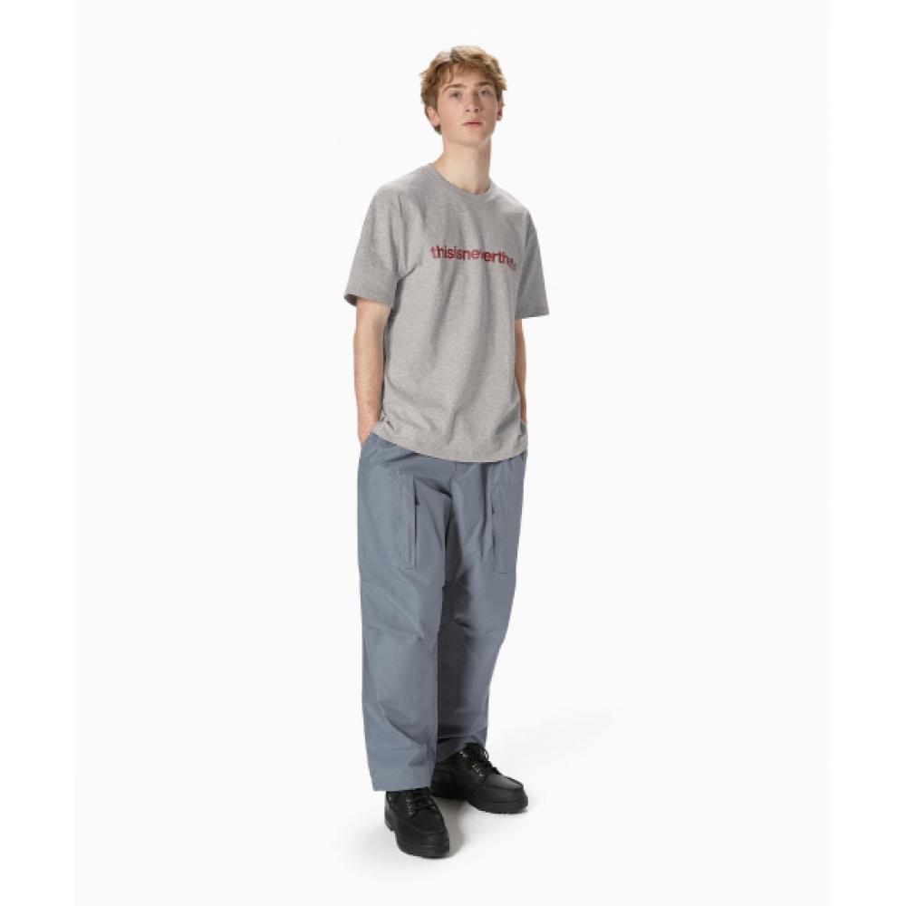 ThisisneverThaT T Logo Tee heaTher Grey