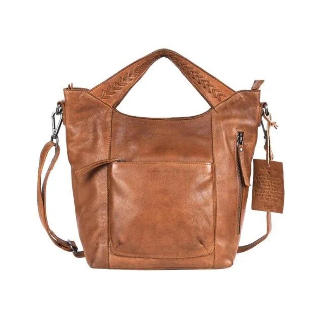 Particle Patterned Leather Classic Multifunctional Large Capacity Woven Retro Handbag Crossbody Bag