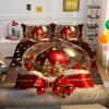 Weihnachten Digitaldruck 3D-Druck Polyester Kissenbezug Bettbezug Zwei- oder Dreiteiliges Set Ist Verfügbar