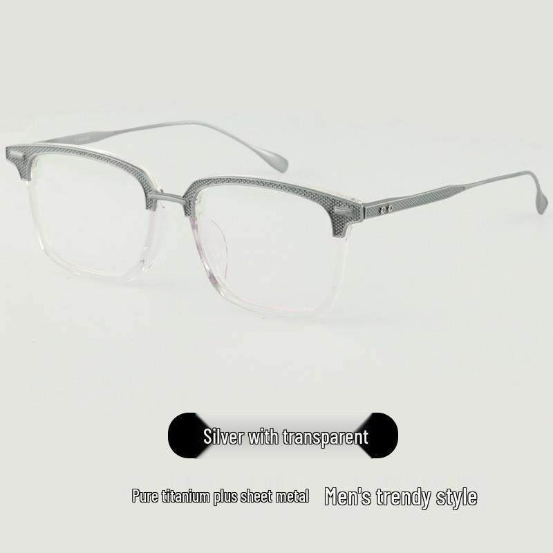 

Оправы для очков из чистого титана для мужчин и женщин - Стиль Dita, для большого лица, Дизайн бровей для близоруких