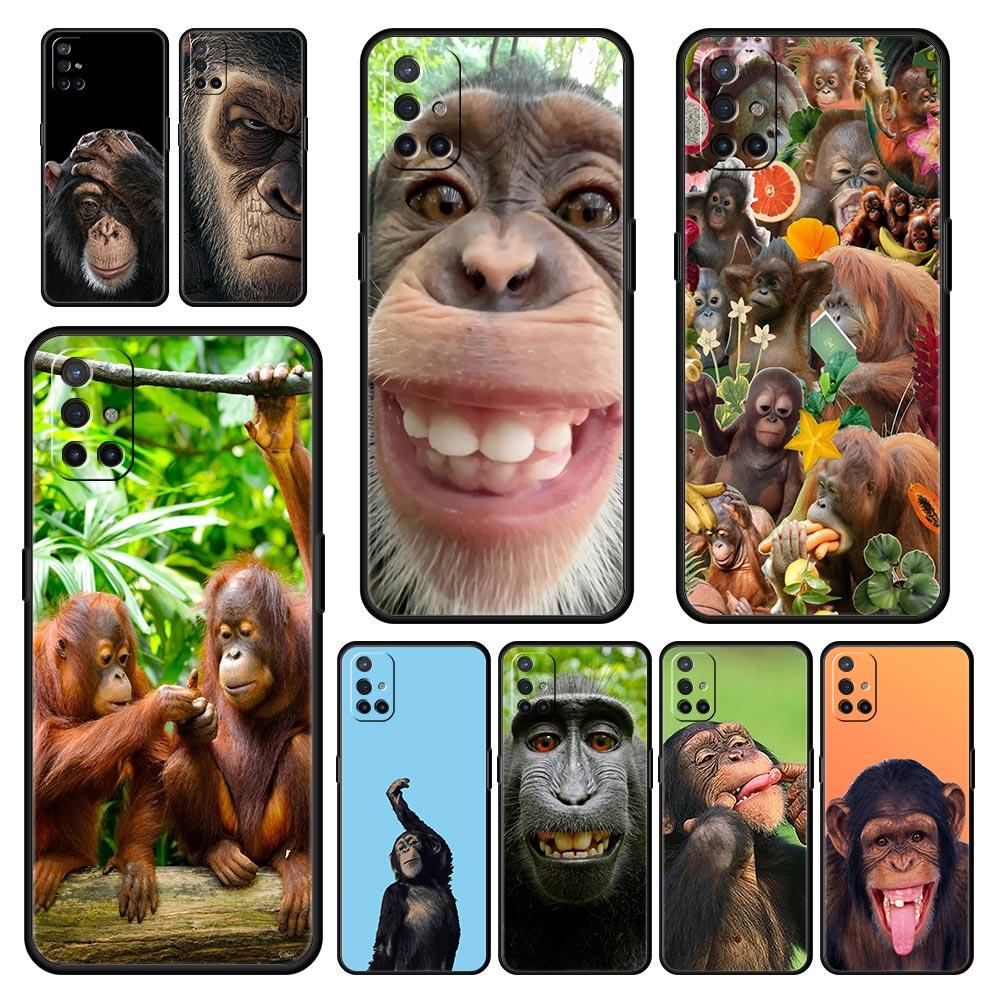 Monkey Phone Case For OnePlus 13 12 11 10 9 8 7T Pro 13R 12R 10R 9RT 8T Nord N200 N30 2T CE 2 3 5G Lite Soft Cover