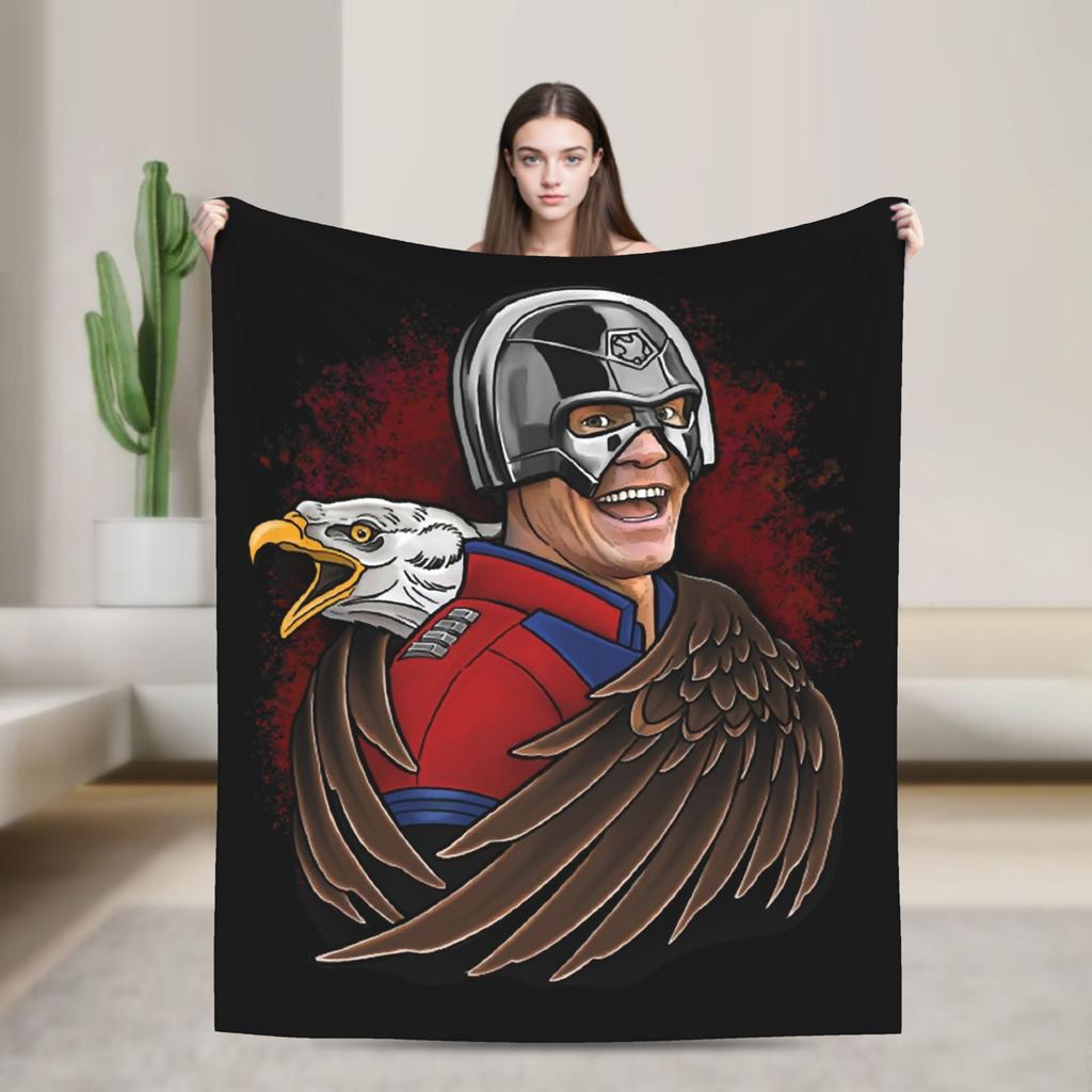 Vigilante Adrian Chase Peacemaker Blanket Coral Fleece Plush Multi-function Ultra-Soft Throw Blankets for Home Couch Bedspreads