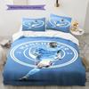 KDB Midfield Legend Bedding Quilt Set Quilt Cover Pillowcase Home Decoration Birthday Gift (1 * duvet cover + 2 * pillowcase, without core)